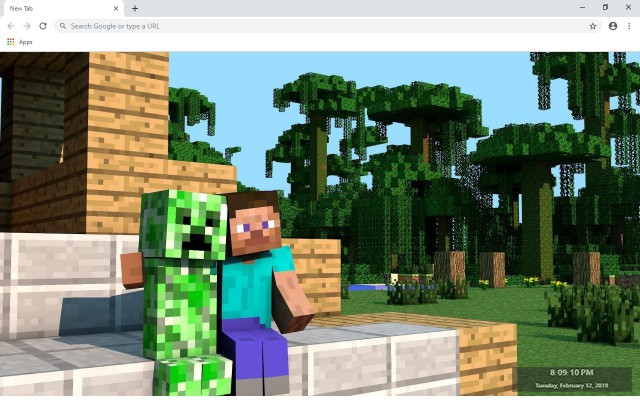 Minecraft Wallpapers HD New Tab Page